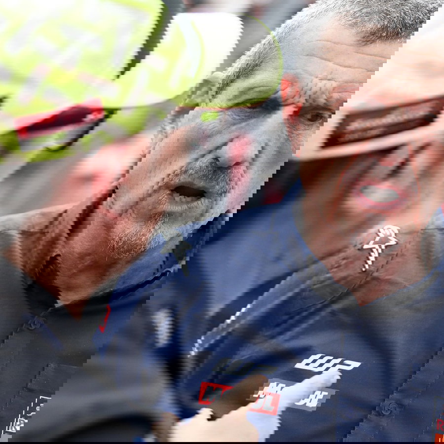  Guenther Steiner, Alessio Salucci, US MotoGP.