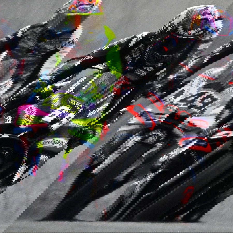 Jorge Martin, Fabio di Giannantonio, Pecco Bagnaia, 2026 US MotoGP.