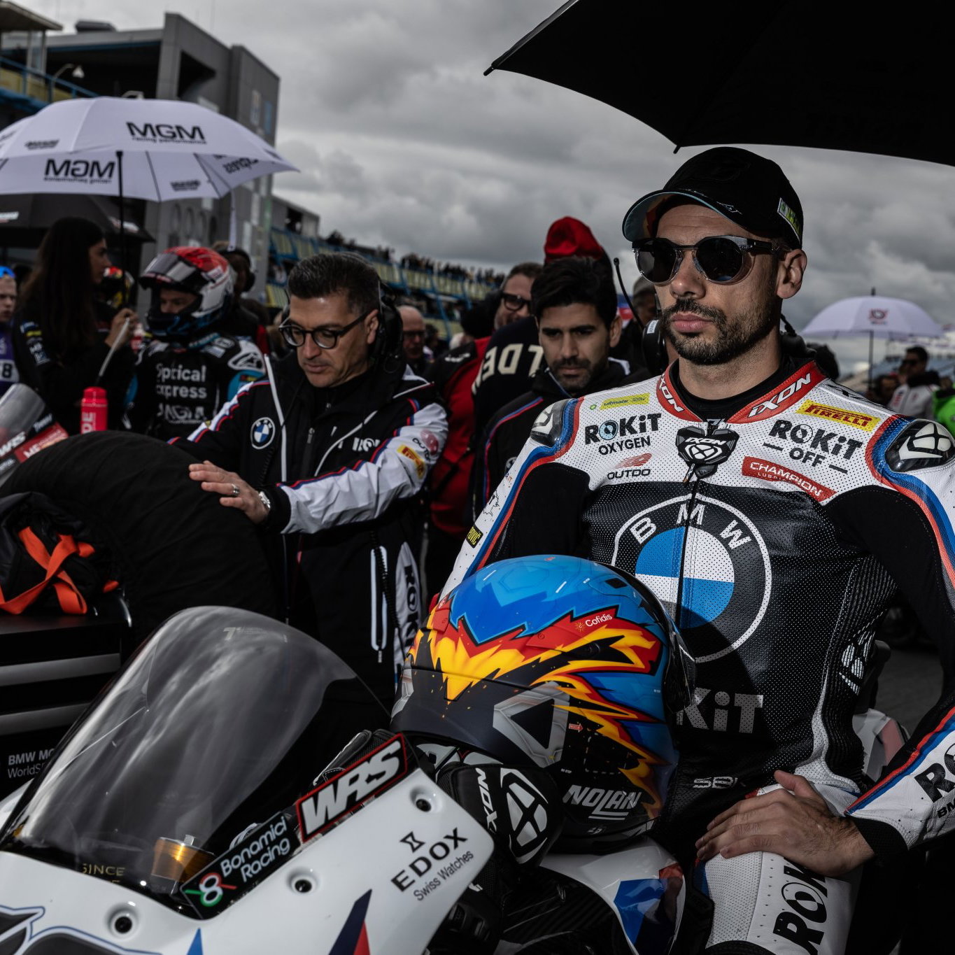 Miguel Oliveira, 2026 Dutch WorldSBK, grid. Credit: Gold and Goose.