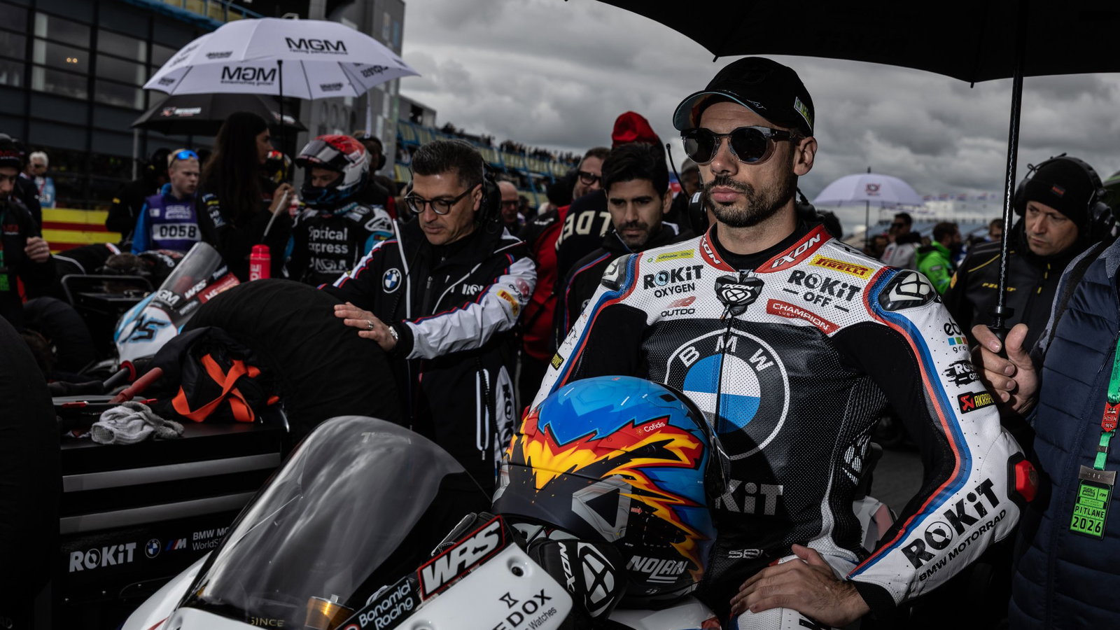 Miguel Oliveira, 2026 Dutch WorldSBK, grid. Credit: Gold and Goose.
