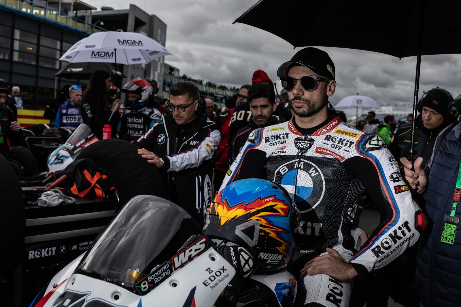 Miguel Oliveira, 2026 Dutch WorldSBK, grid. Credit: Gold and Goose.