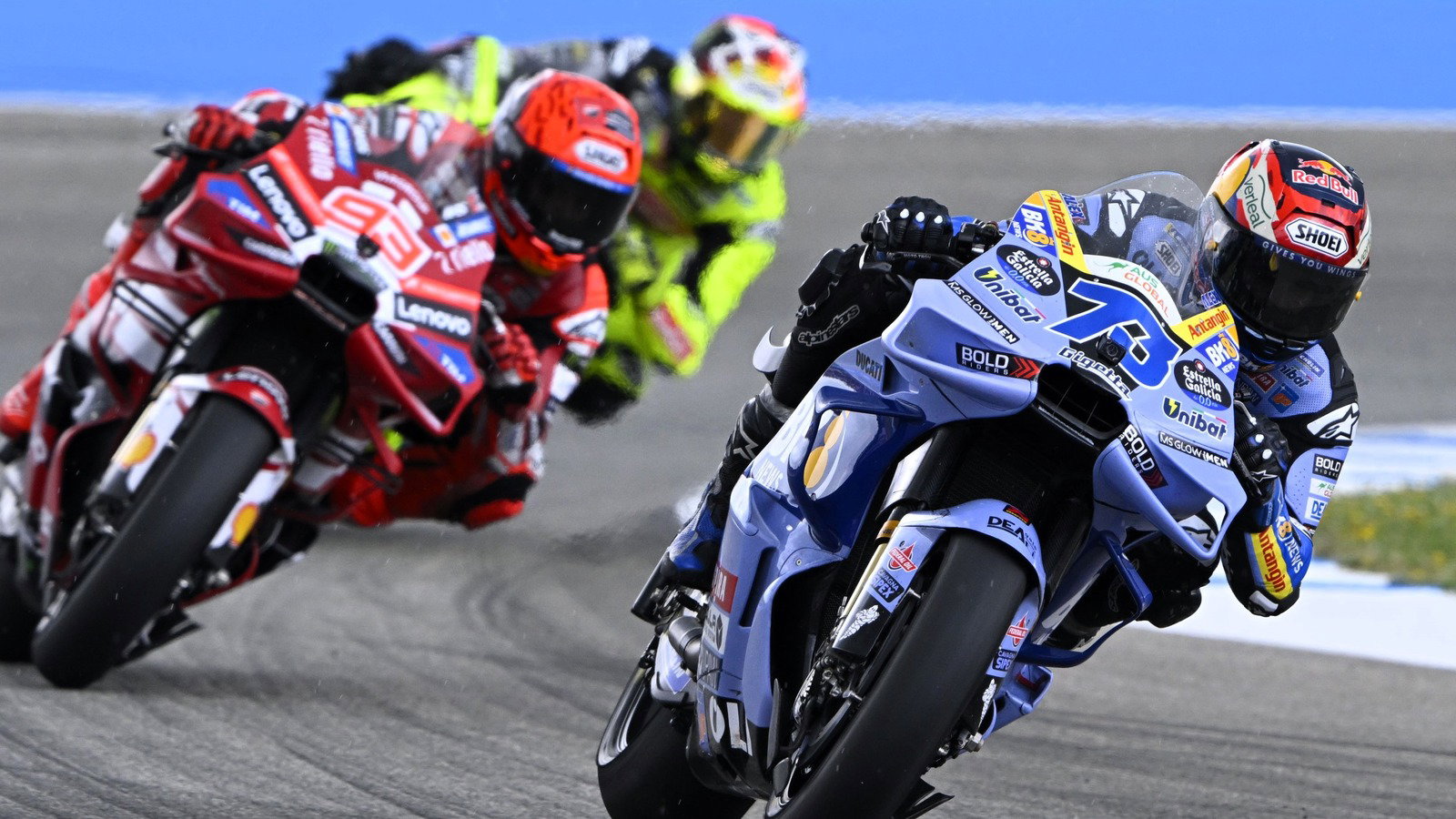 Alex Marquez, Marc Marquez, Fabio di Giannantonio, 2026 Spanish MotoGP.