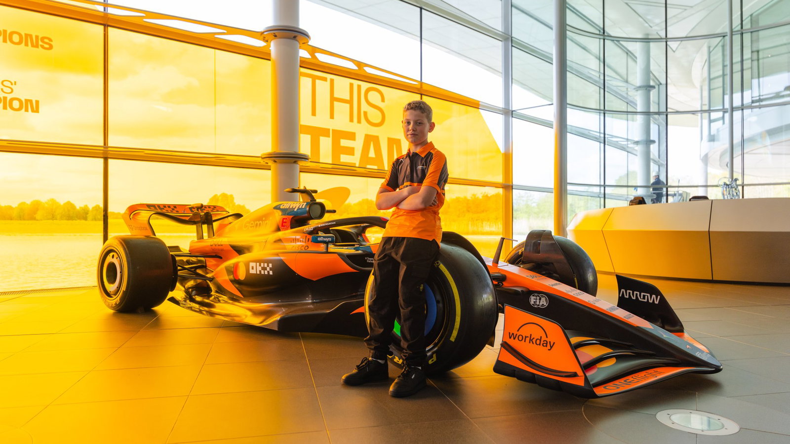 Harry Williams is McLaren's youngest-ever driver
