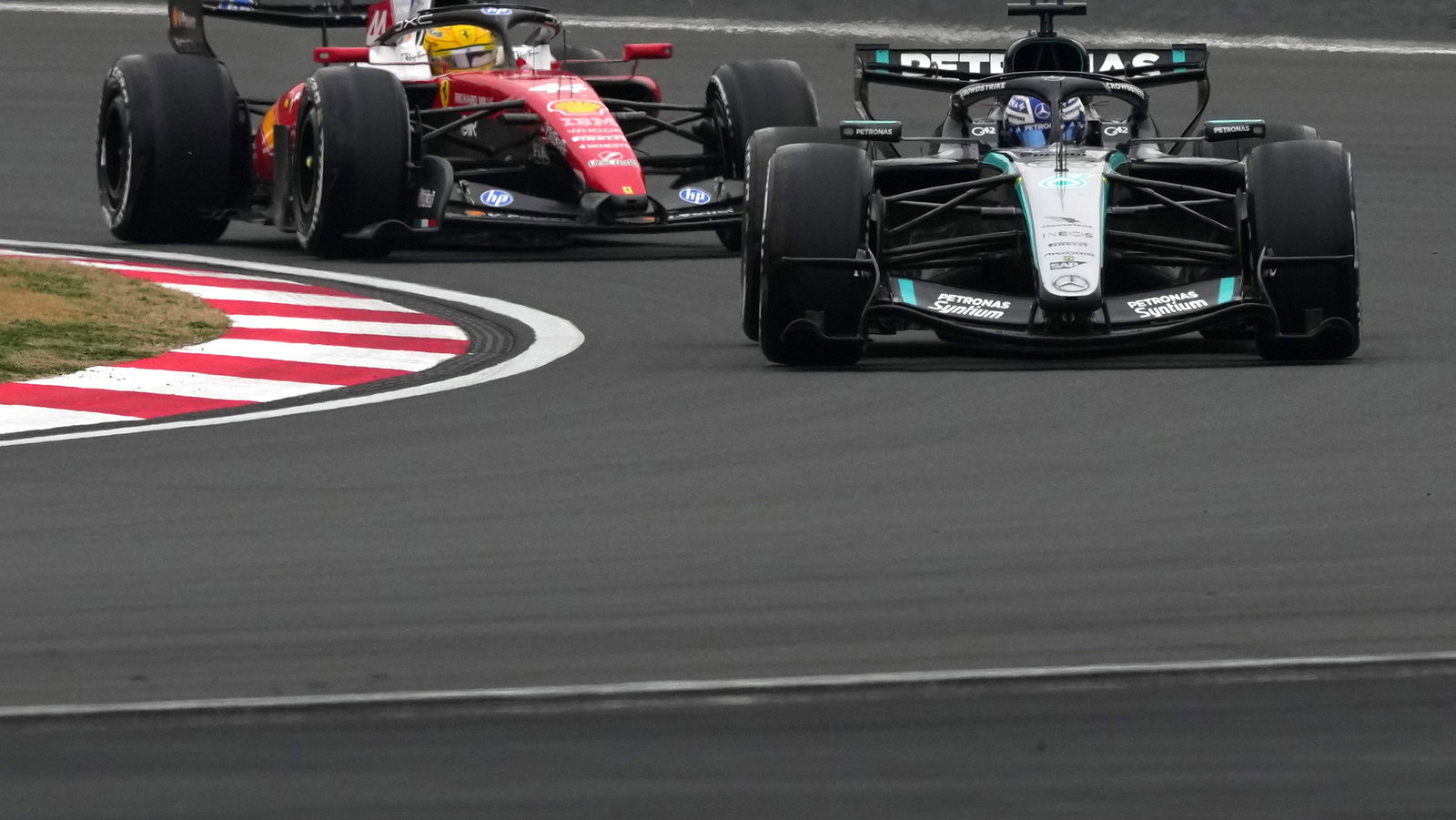 Ferrari has been Mercedes' closest challenger so far 