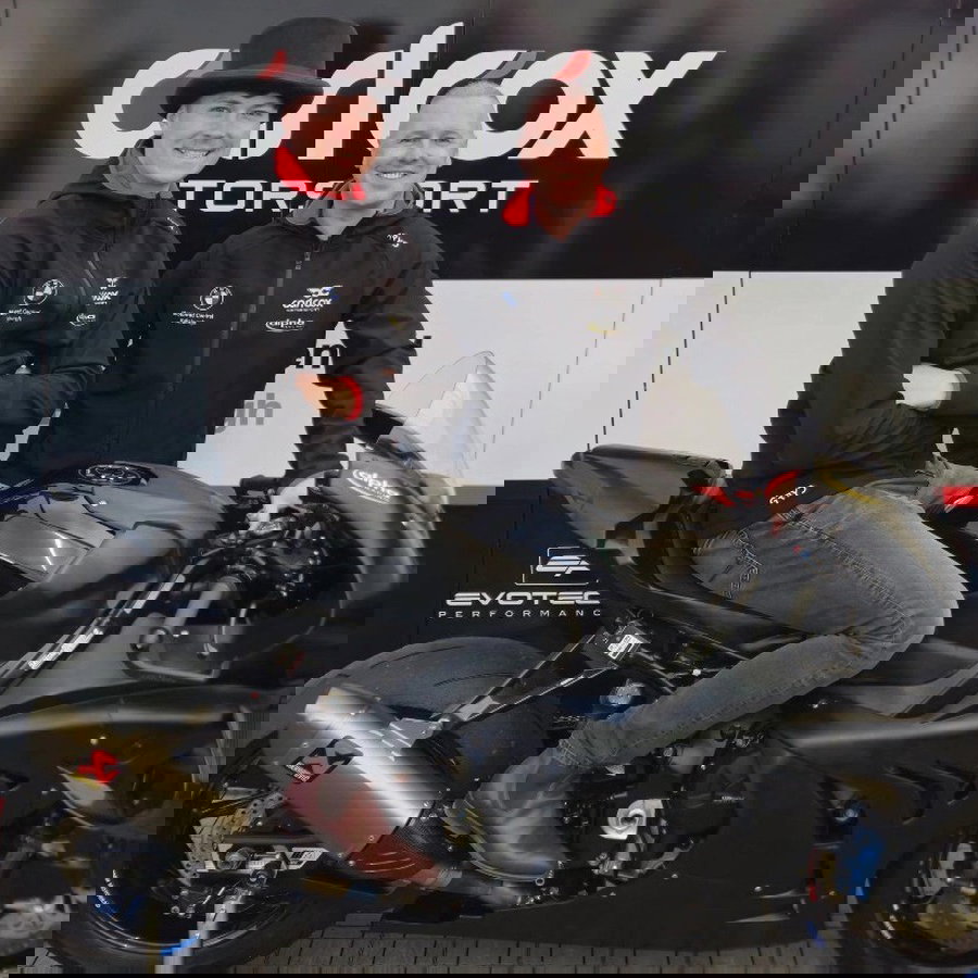 Storm Stacey will ride with support from Michael Laverty at the 2026 North West 200. (Pic: MLav Racing)