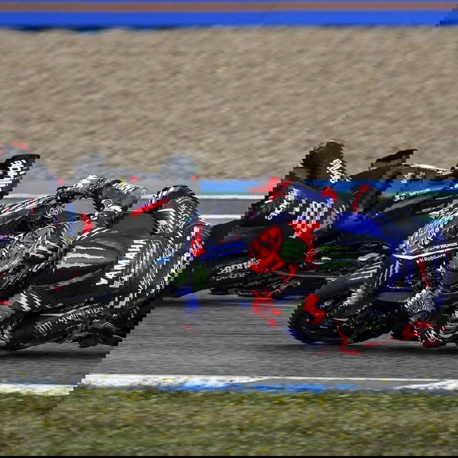 Marco Bezzecchi, Fabio Quartararo, leg wings, 2026 Spanish MotoGP.