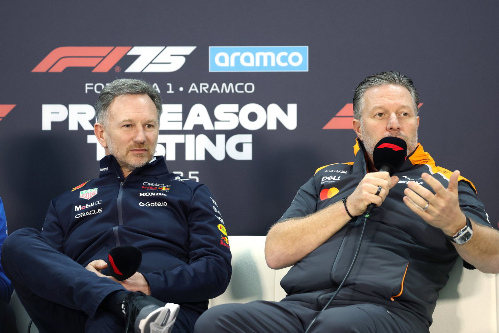 Horner and Brown were F1 rivals