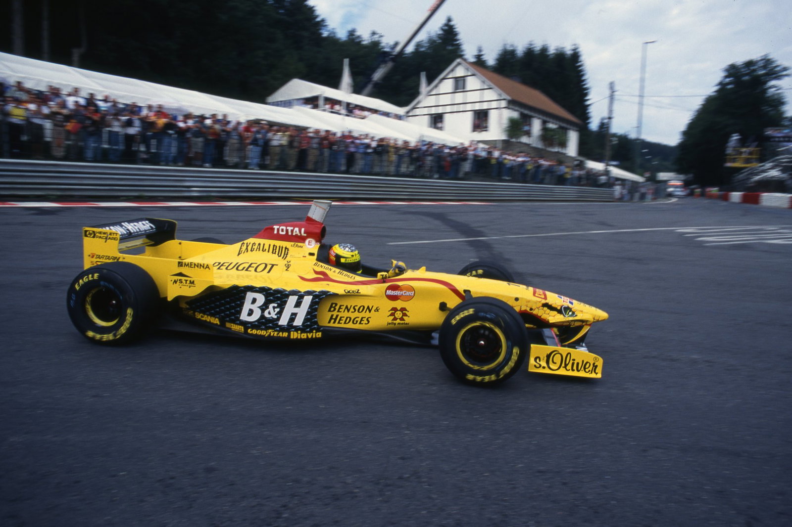 The Jordan 197 at Spa Francorchamps