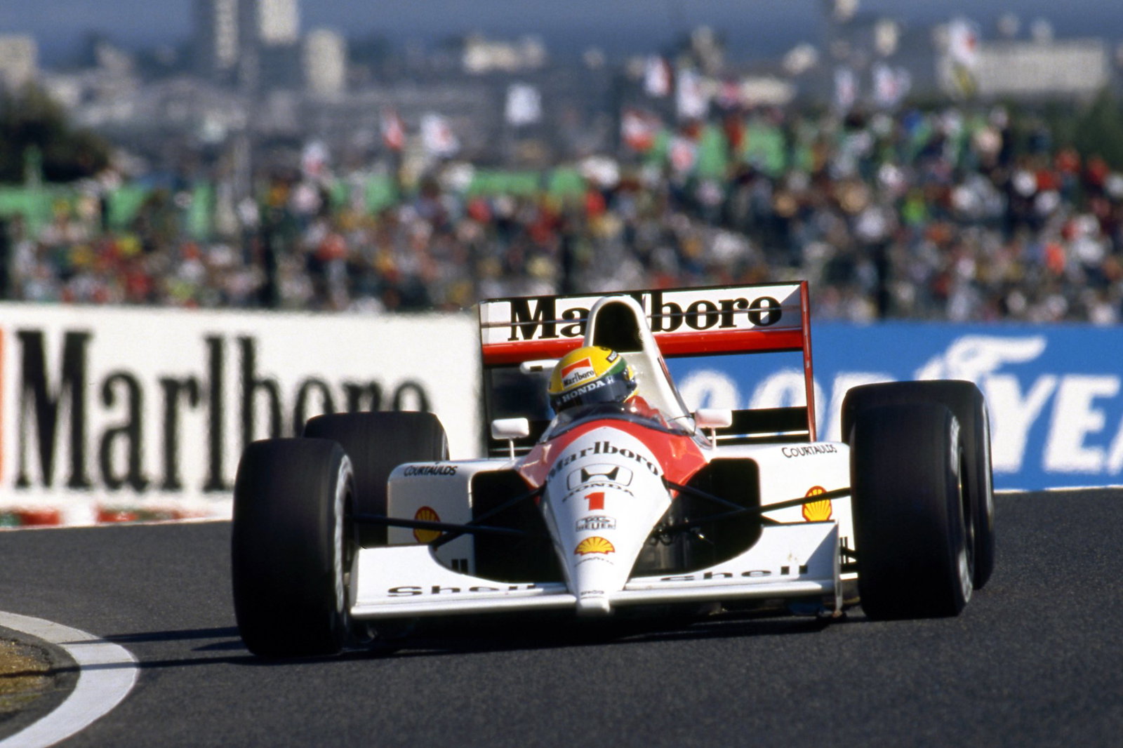 Senna in the MP4/6