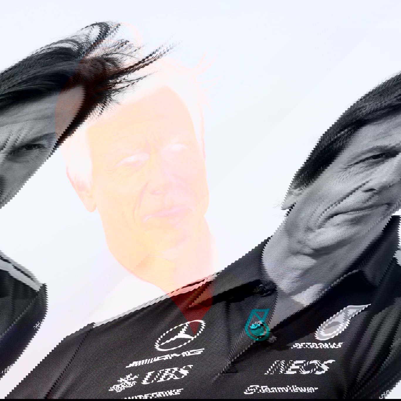 Wolff in the F1 paddock