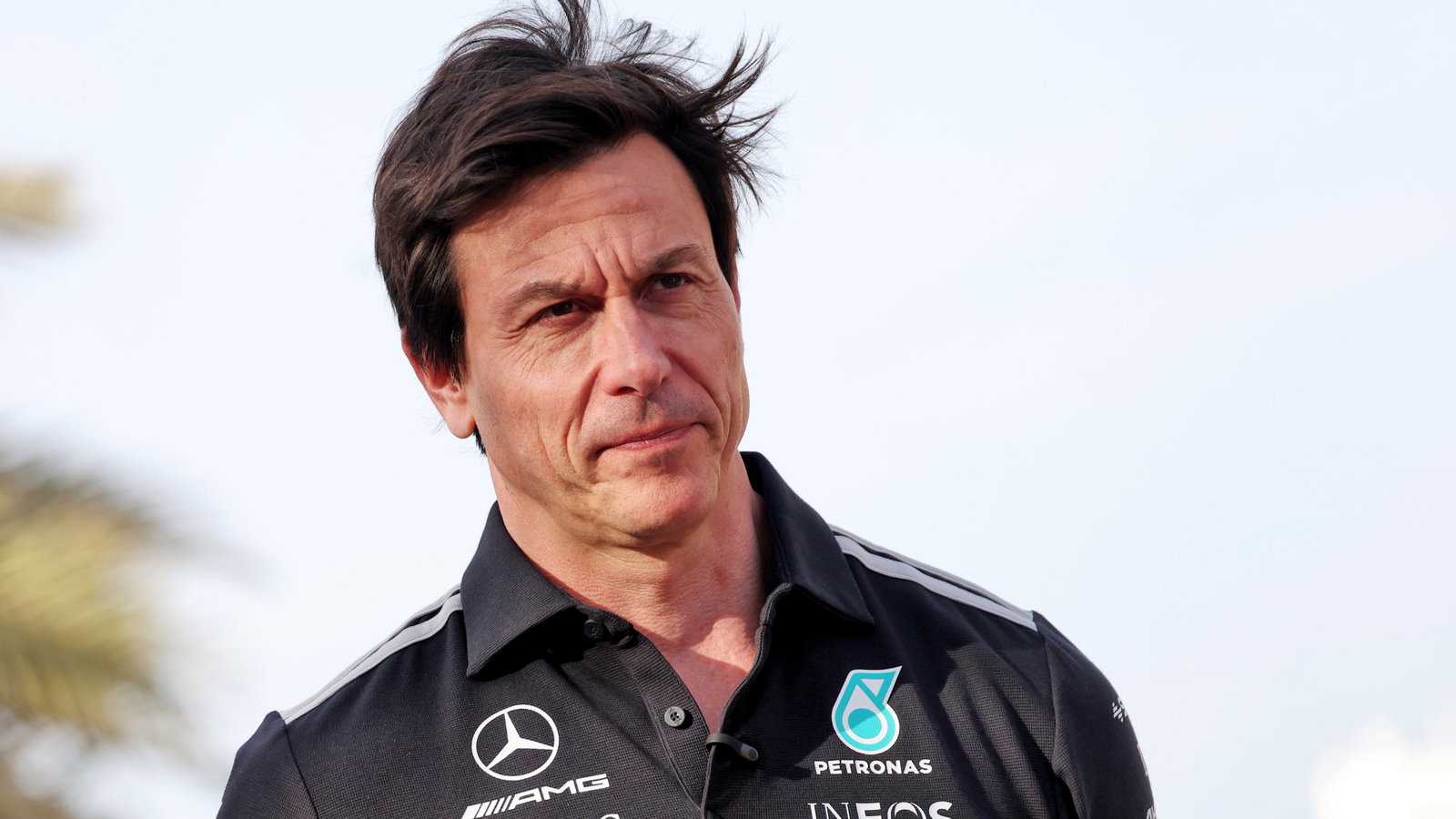 Wolff in the F1 paddock