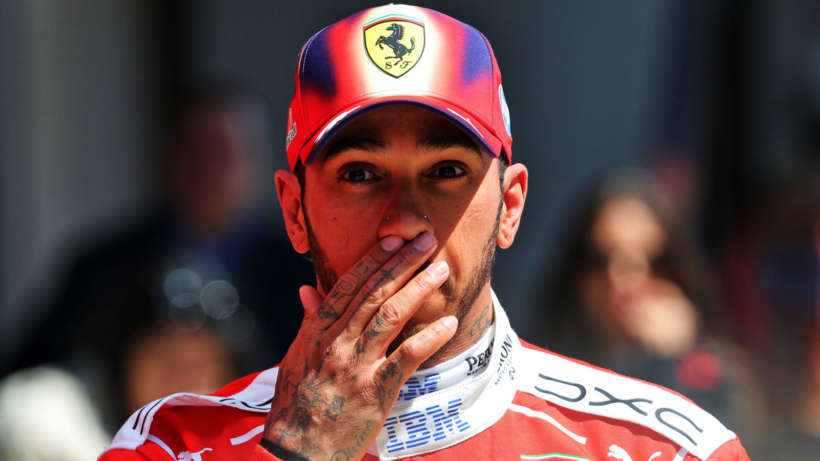 Hamilton appears rejuvenated in his second season with Ferrari