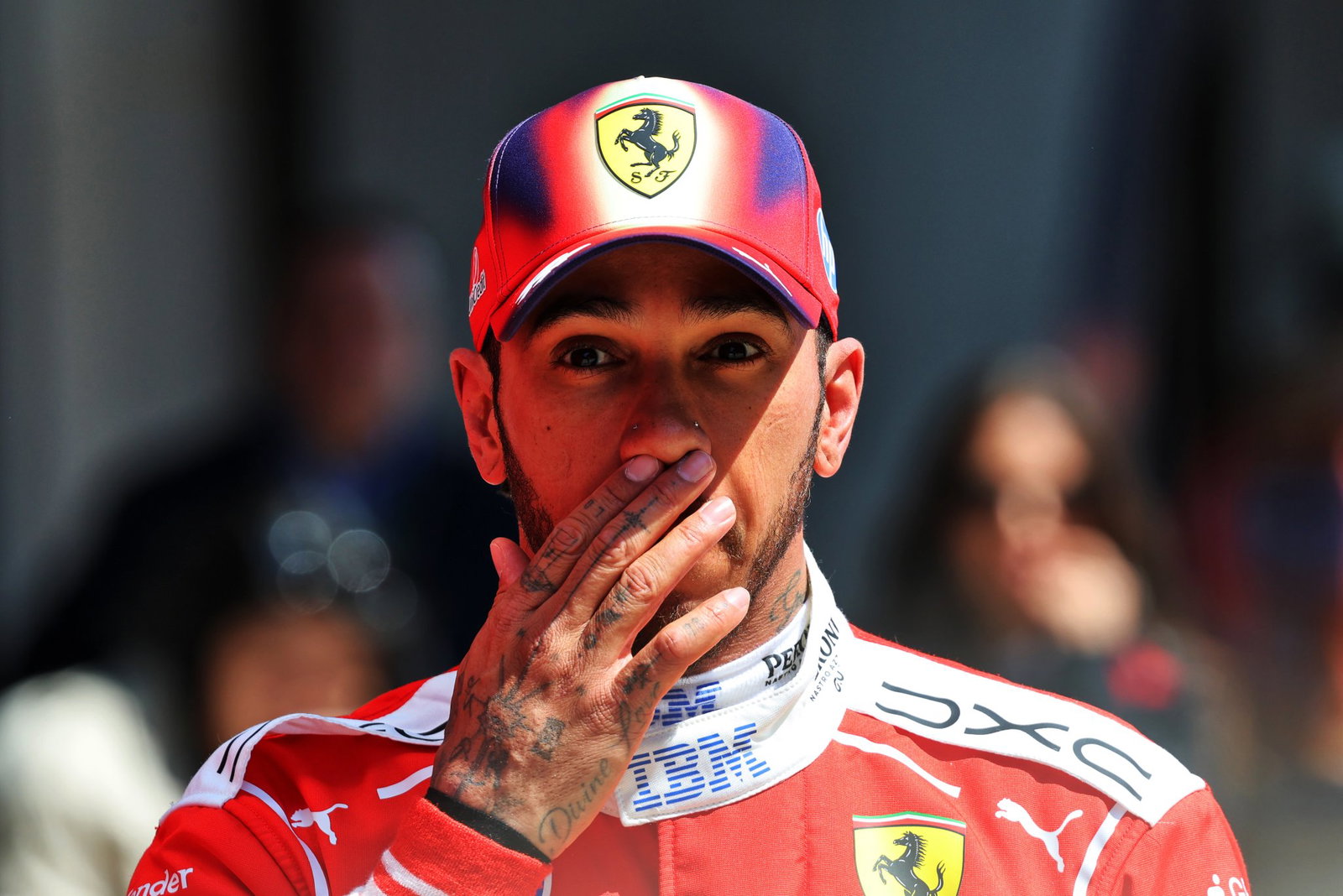 Hamilton appears rejuvenated in his second season with Ferrari
