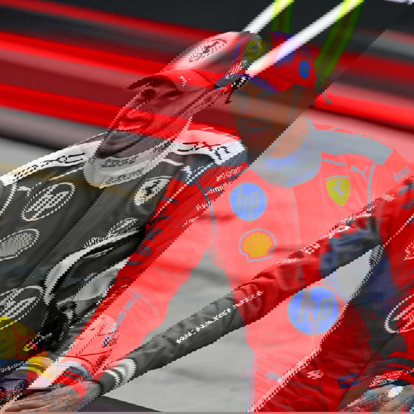 Hamilton ended his long wait for a first Ferrari podium in China