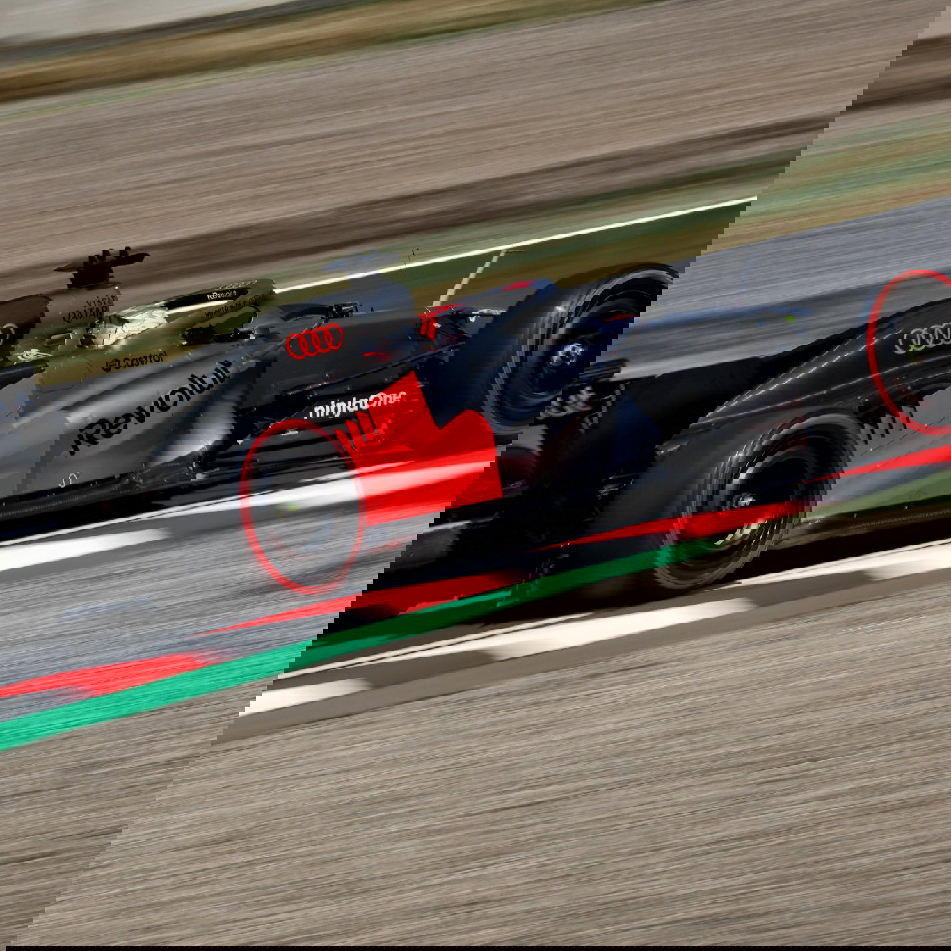 Audi's sidepod solution has caught the eye