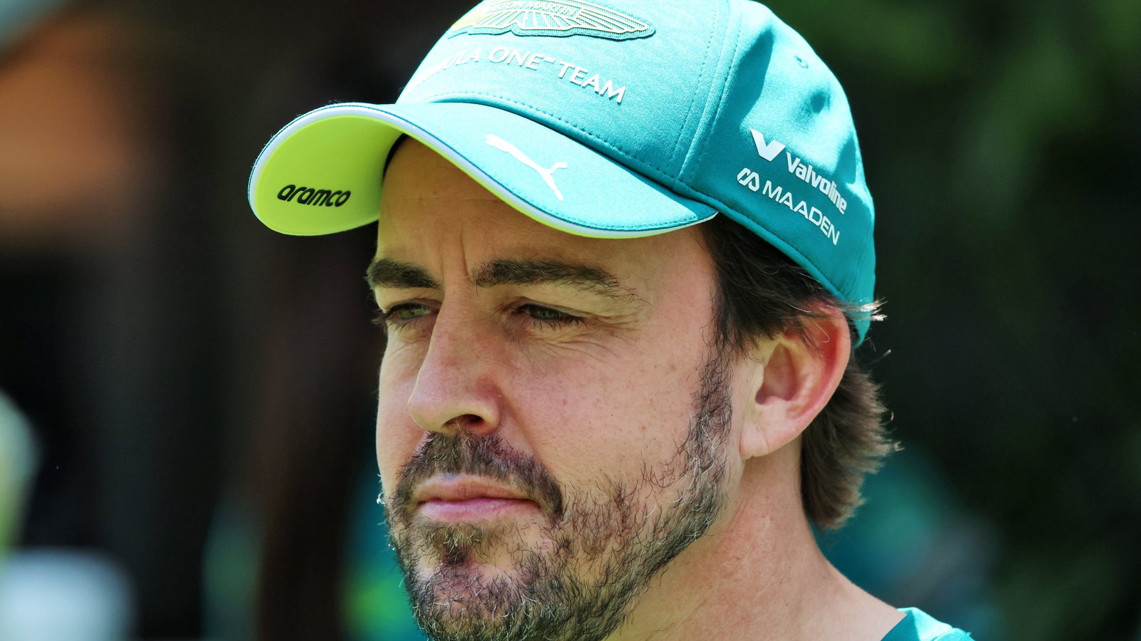 Alonso in the Miami GP paddock