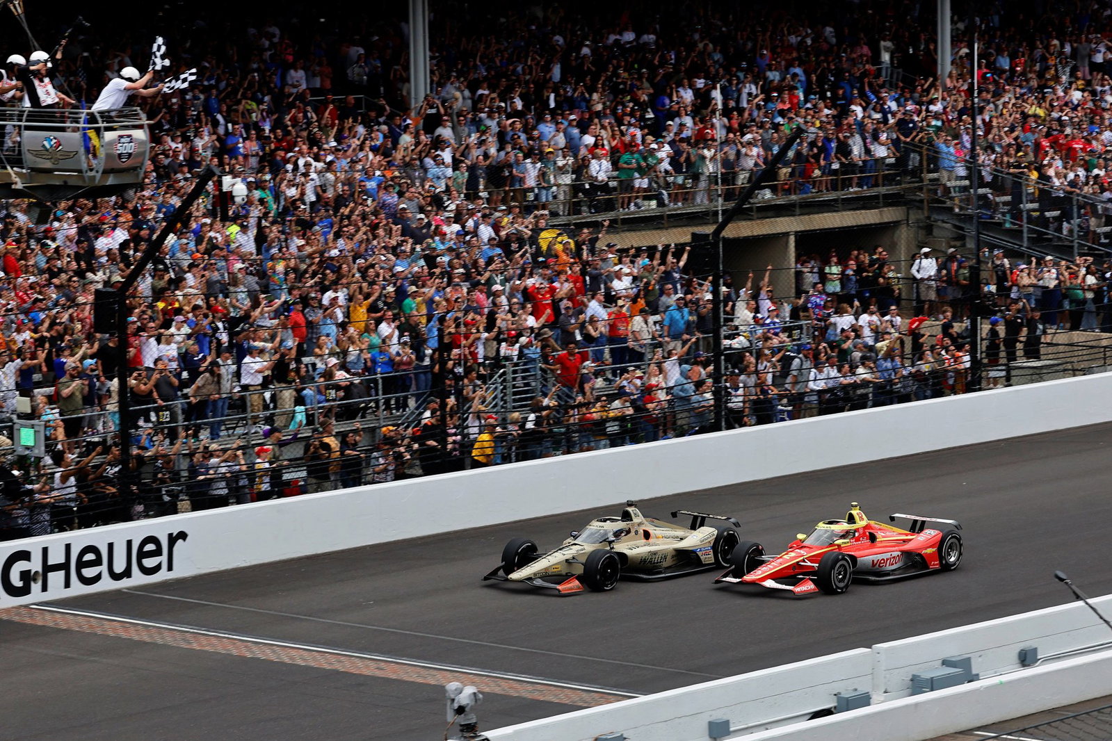 A record-breaking finish at the Indianapolis 500