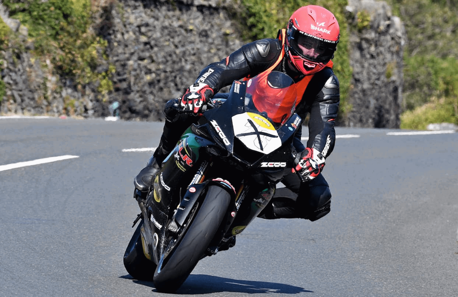Franco Bourne, 2025 Isle of Man TT Pilot Lap initiative. Credit: Isle of Man TT.