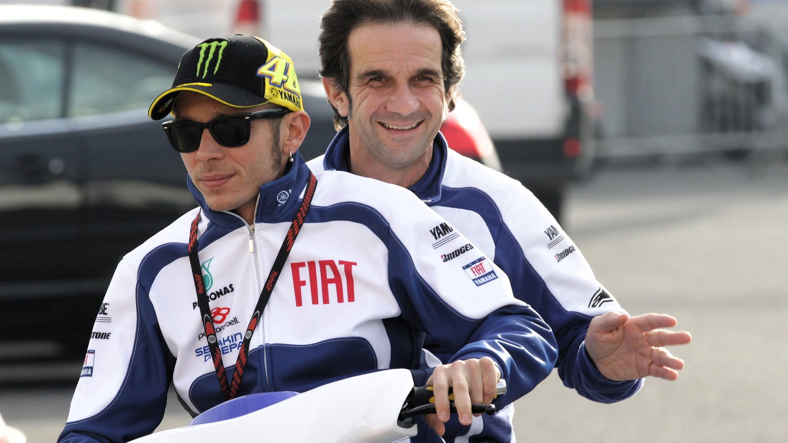 Davide Brivio, Valentino Rossi (Yamaha).