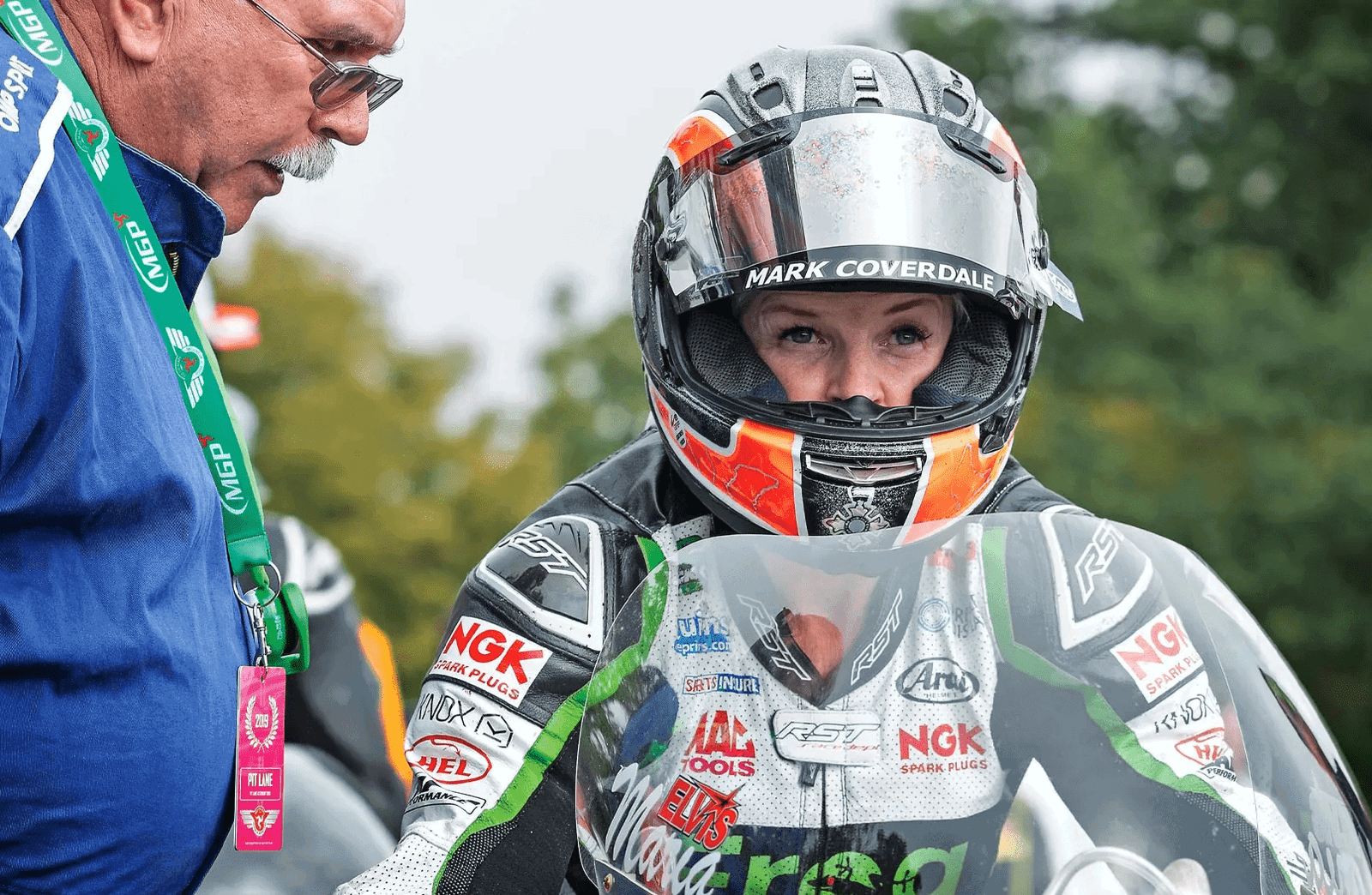 Maria Costello, 2019 Classic TT. Credit: Isle of Man TT.