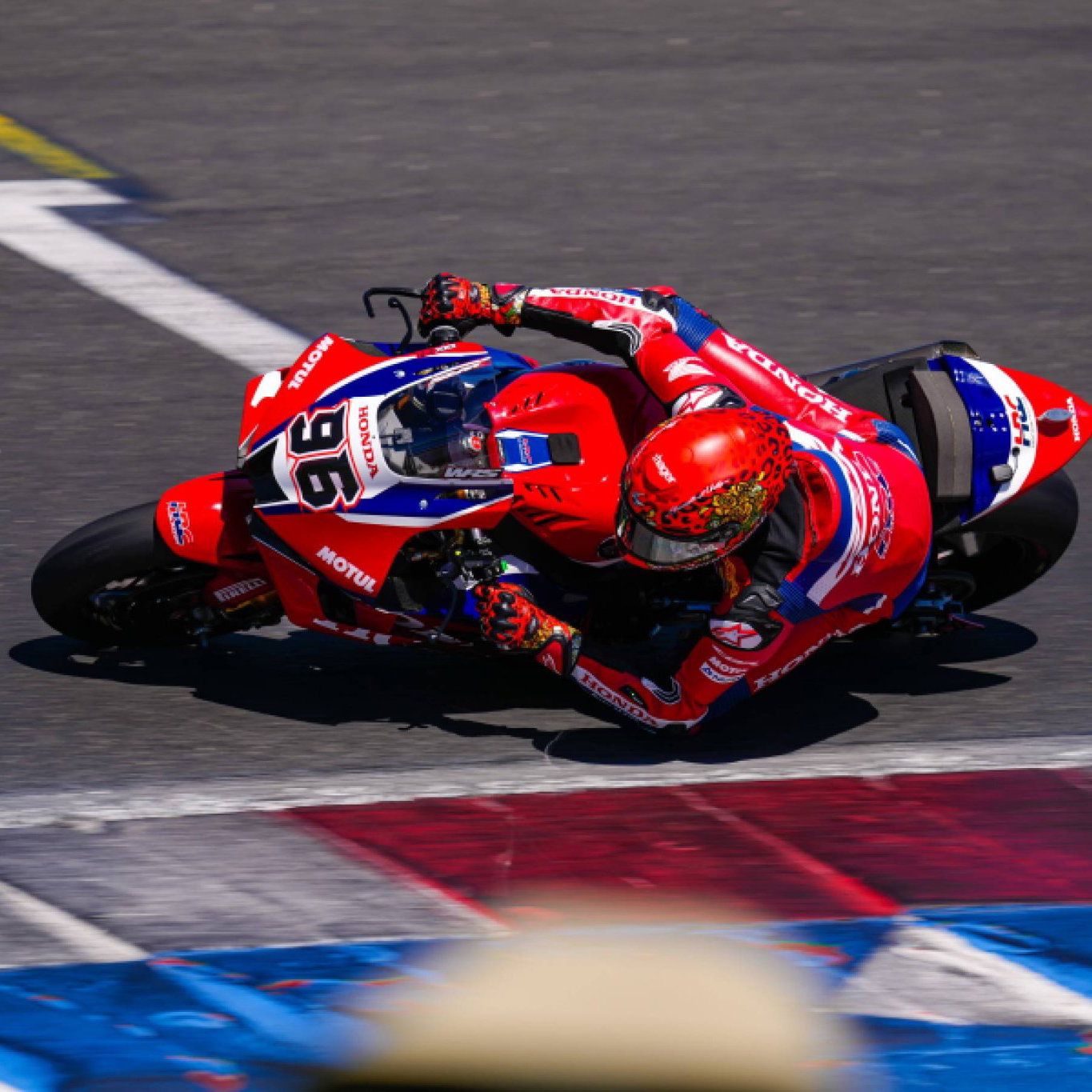 Jake Dixon, May 2026 Misano WorldSBK Test. Credit: Honda HRC.