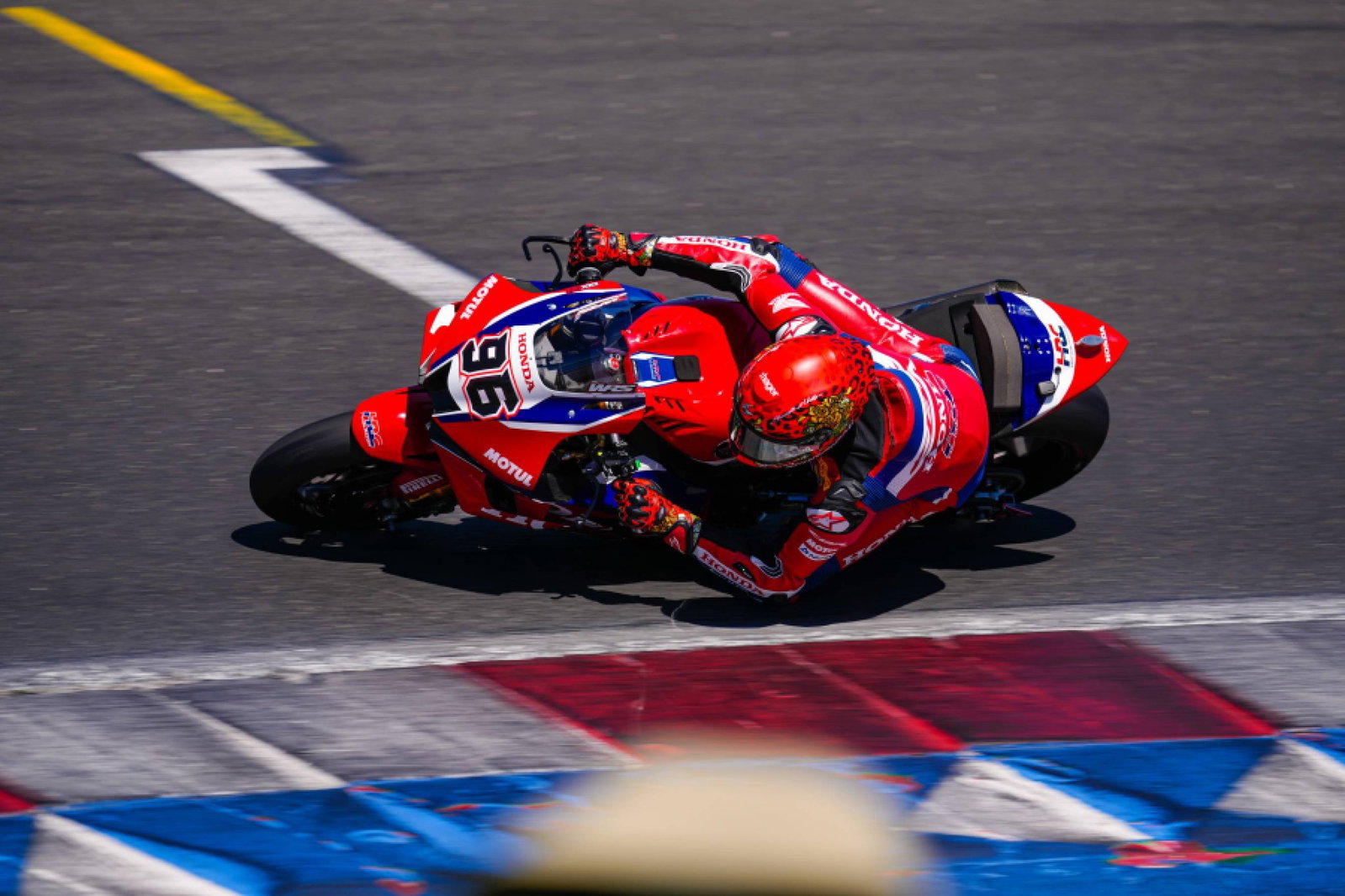 Jake Dixon, May 2026 Misano WorldSBK Test. Credit: Honda HRC.