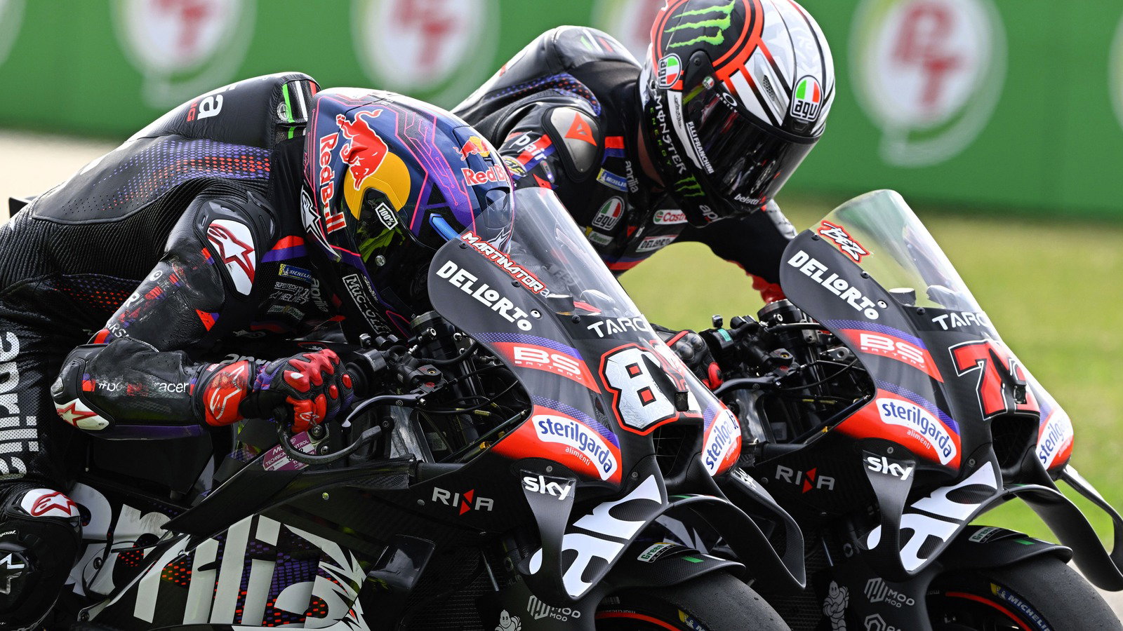 Jorge Martin, Marco Bezzecchi, Aprilia Racing.