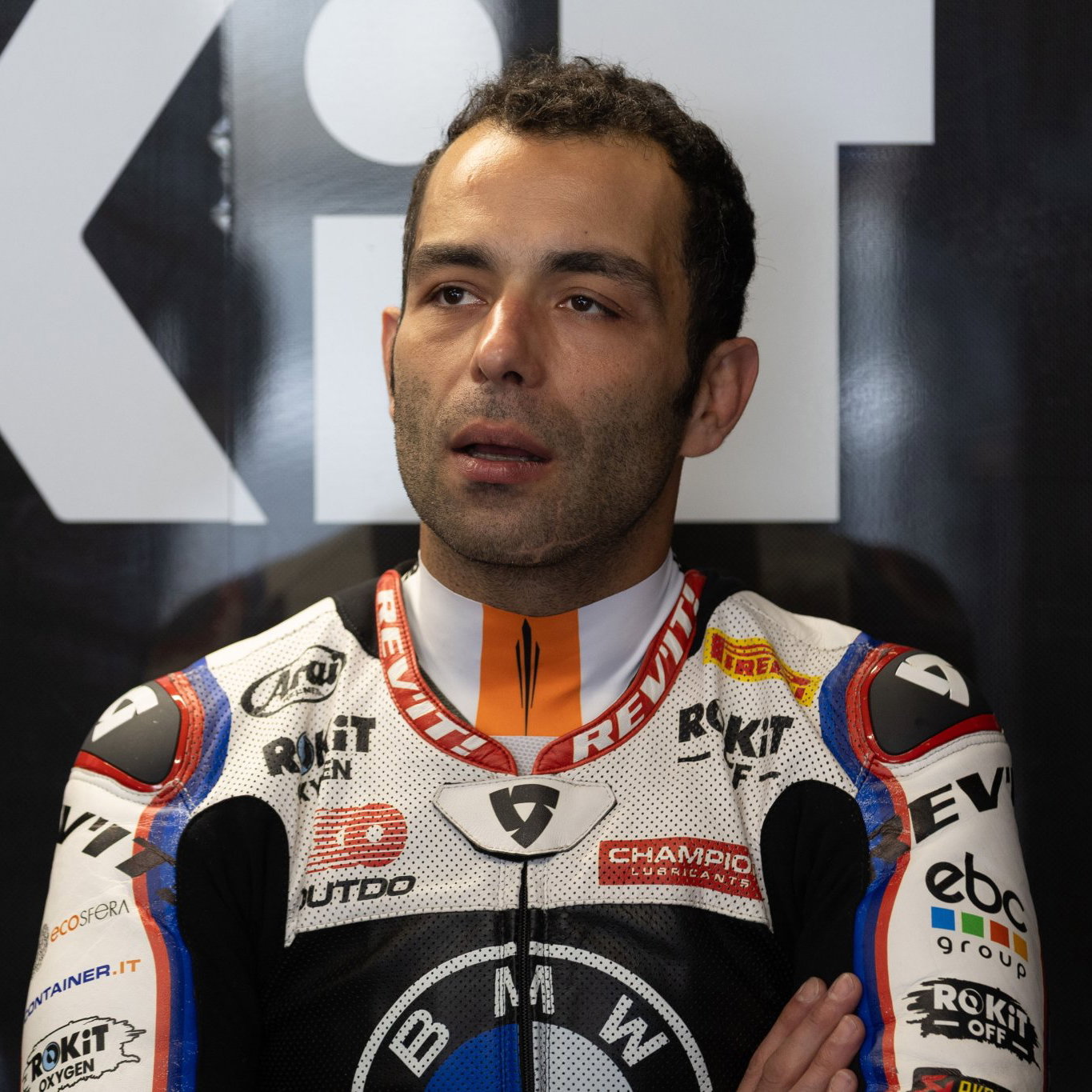 Danilo Petrucci, 2026 Dutch WorldSBK, pit box. Credit: Gold and Goose.