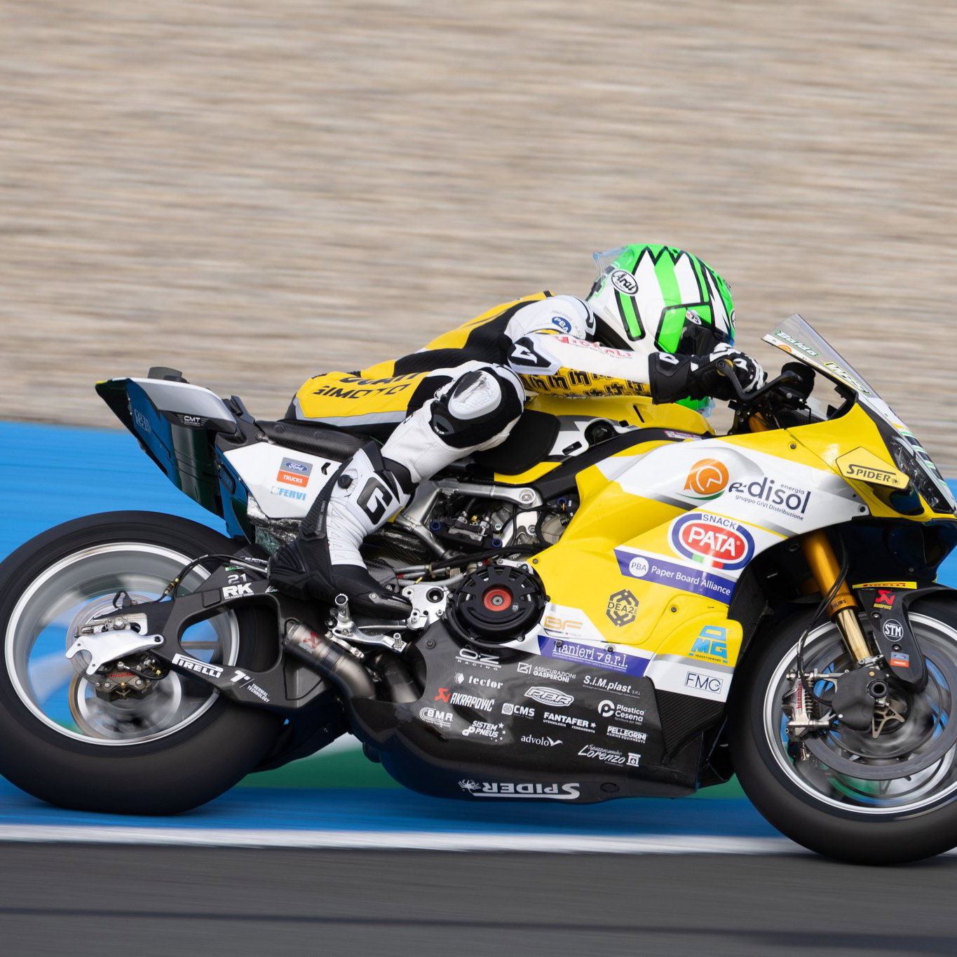 Lorenzo Baldassarri, 2026 Dutch WorldSBK. Credit: Gold and Goose.