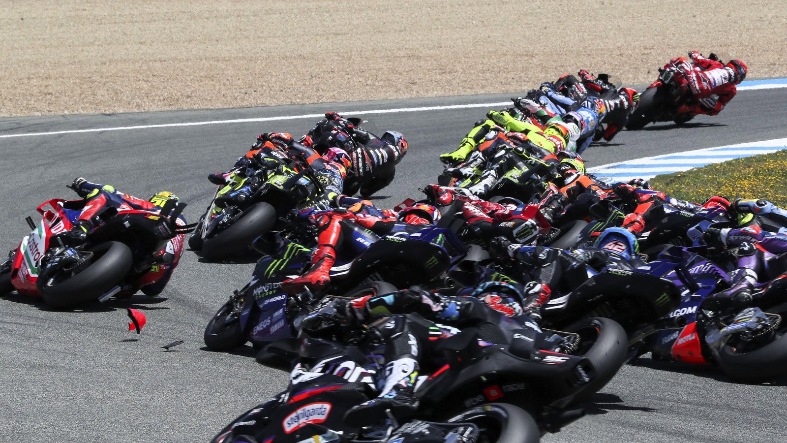 Start, 2026 Spanish MotoGP.