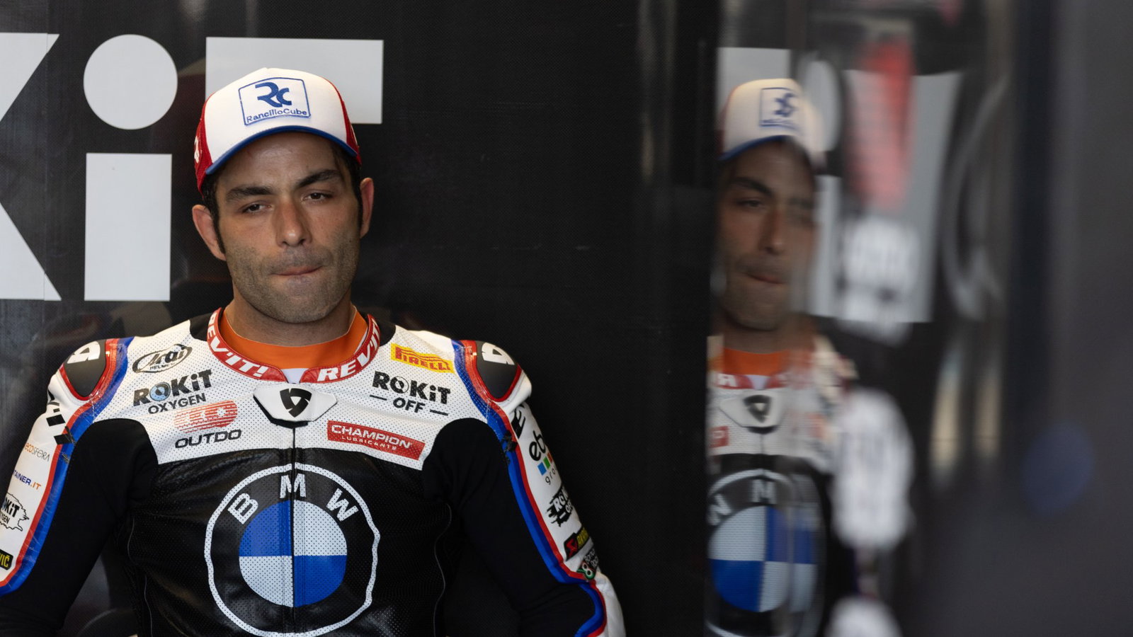 Danilo Petrucci, 2026 Hungarian WorldSBK, pit box. Credit: Gold and Goose.