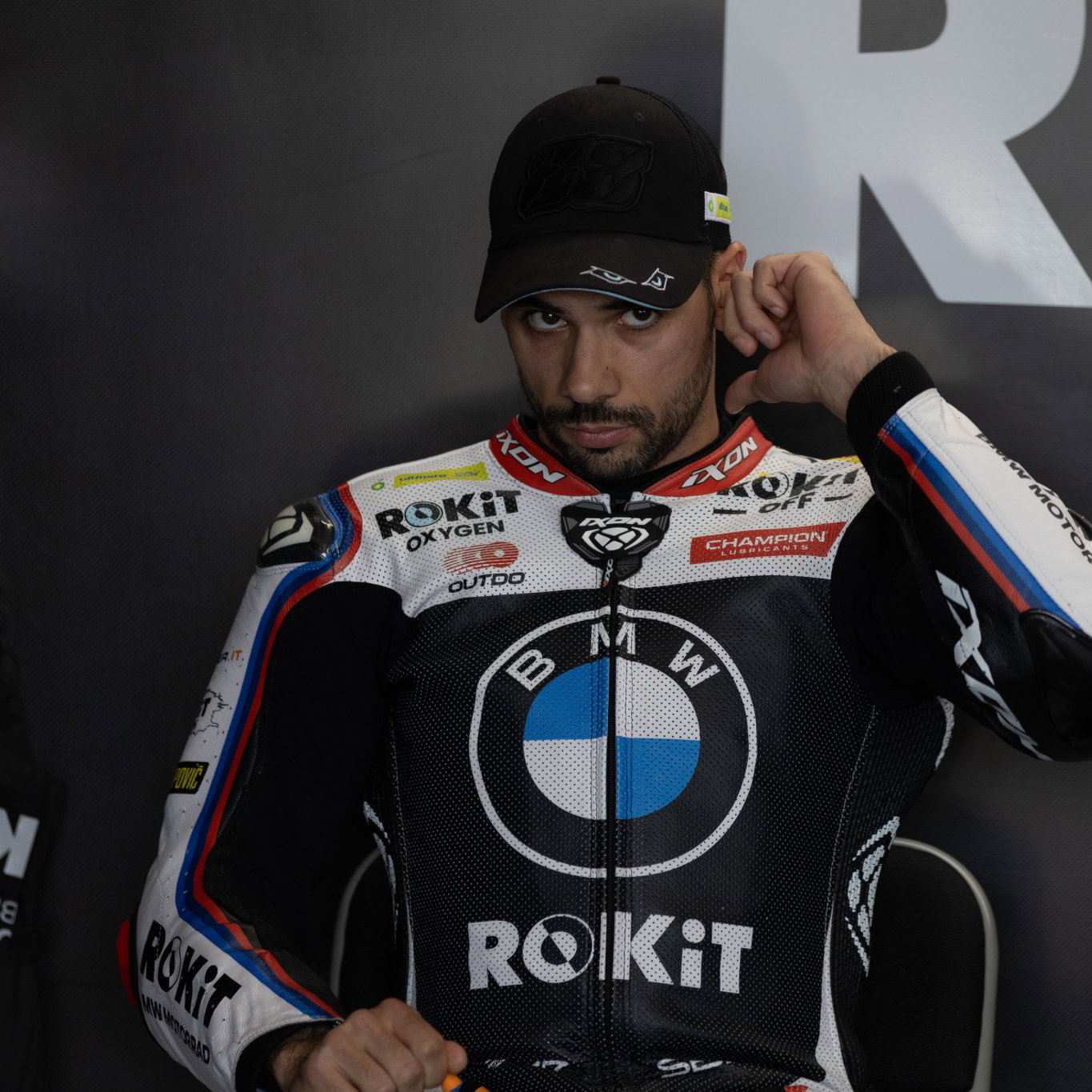 Miguel Oliveira, 2026 Hungarian WorldSBK, pit box. Credit: Gold and Goose.