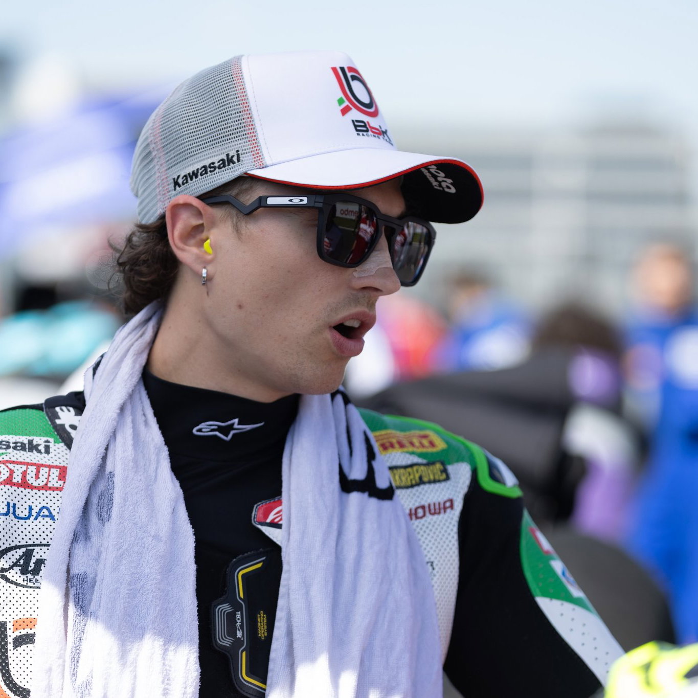 Axel Bassani, 2026 Czech WorldSBK, grid. Credit: Gold and Goose.