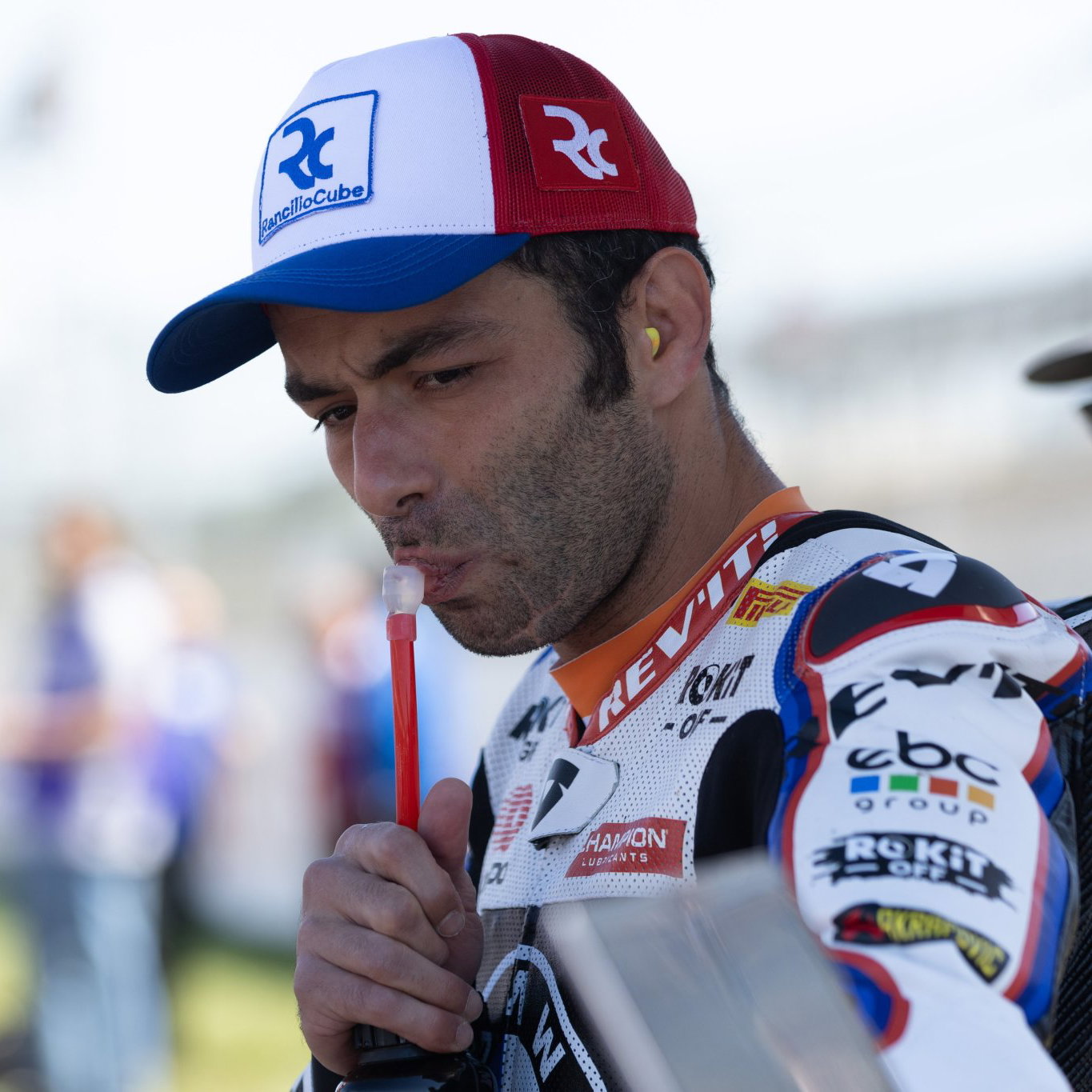 Danilo Petrucci, 2026 Hungarian WorldSBK, grid. Credit: Gold and Goose.