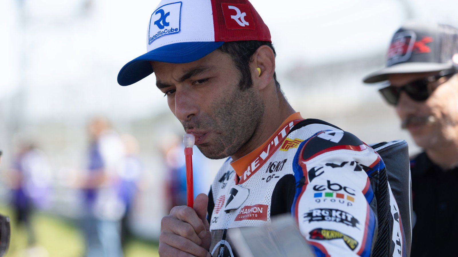 Danilo Petrucci, 2026 Hungarian WorldSBK, grid. Credit: Gold and Goose.