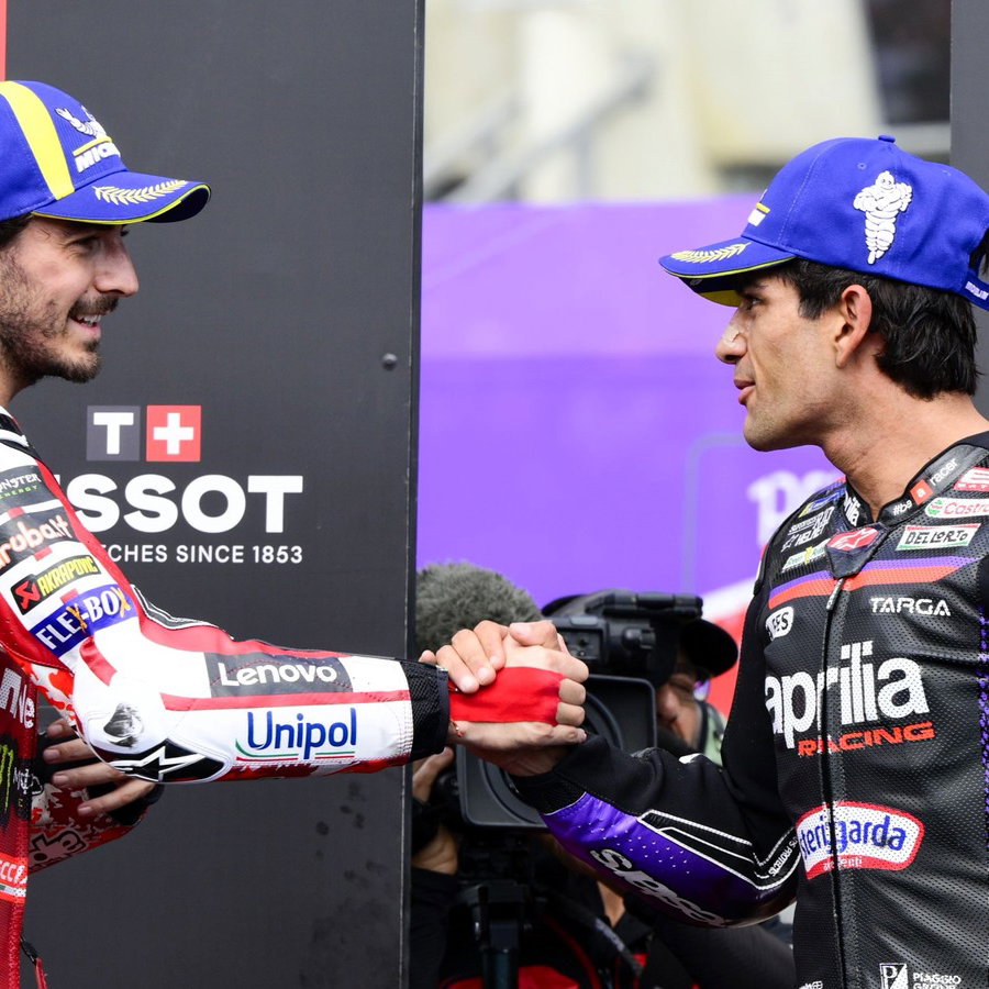 Pecco Bagnaia, Jorge Martin, 2026 French MotoGP Sprint.