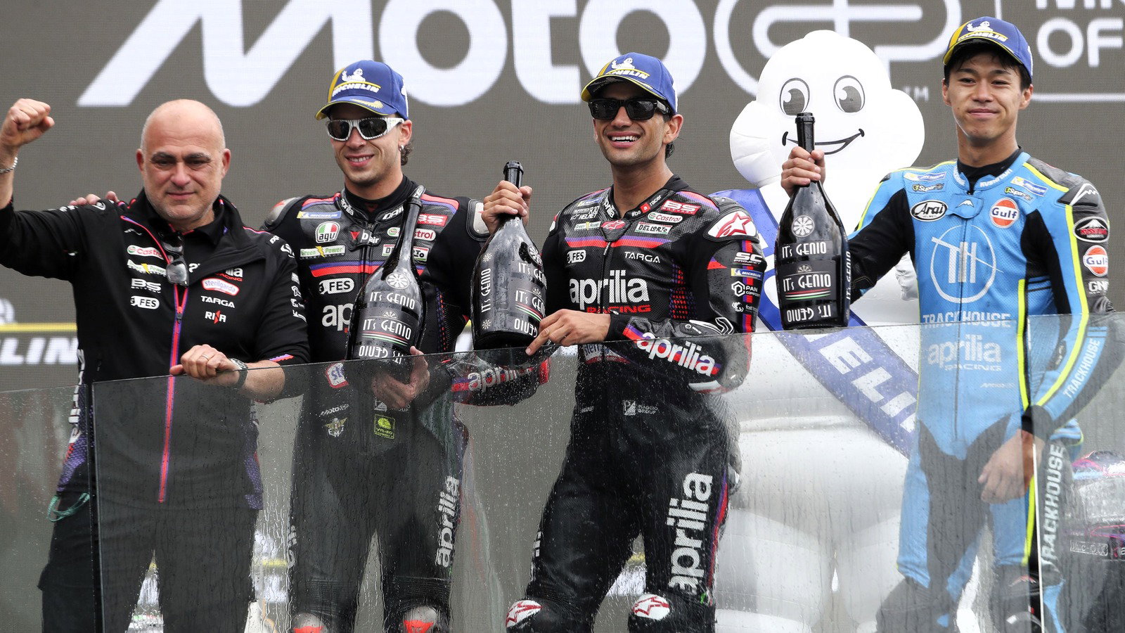 Martin, Bezzecchi, Ogura, de Luca, 2026 French MotoGP.