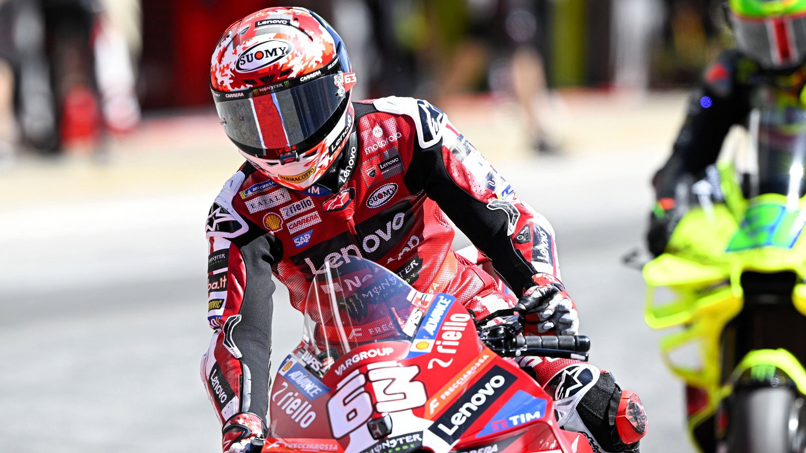Pecco Bagnaia, 2026 Catalan MotoGP Sprint.