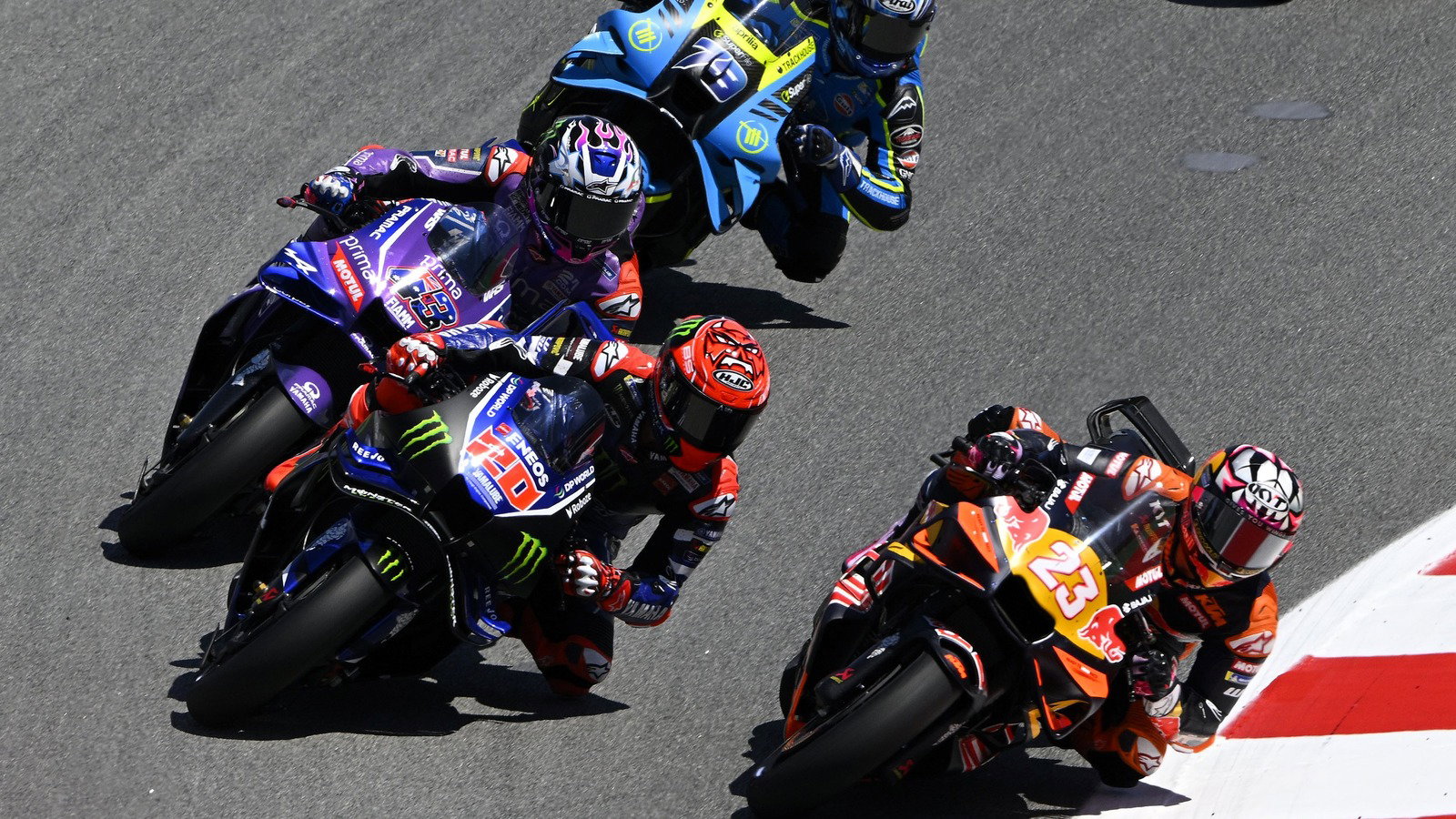 Quartararo, Miller, 2026 Catalan MotoGP Sprint.