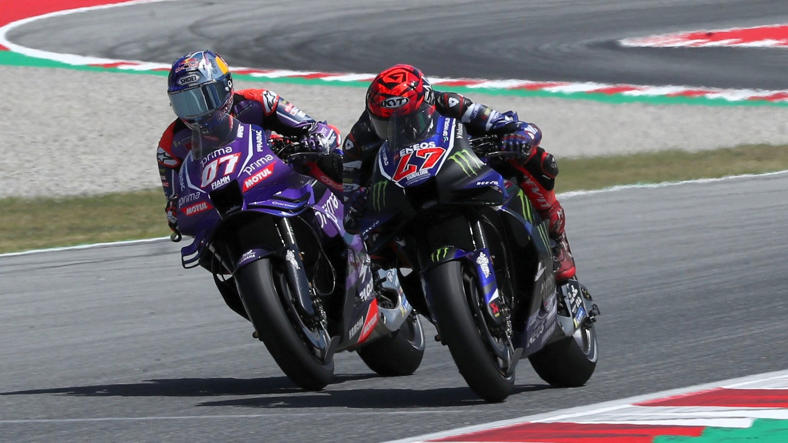 Razgatlioglu, Augusto Fernandez, 2026 Catalan MotoGP Sprint.
