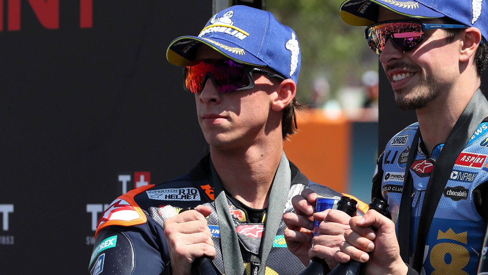 Pedro Acosta, Alex Marquez, 2026 Catalan MotoGP Sprint.