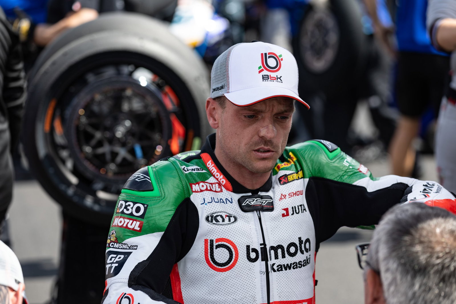 Alex Lowes, 2026 Czech WorldSBK, grid. Credit: Gold and Goose.