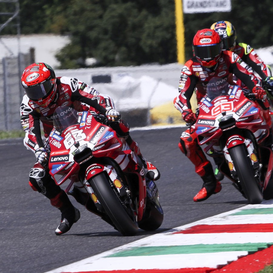 Pecco Bagnaia, Marc Marquez, 2026 Italian MotoGP. 