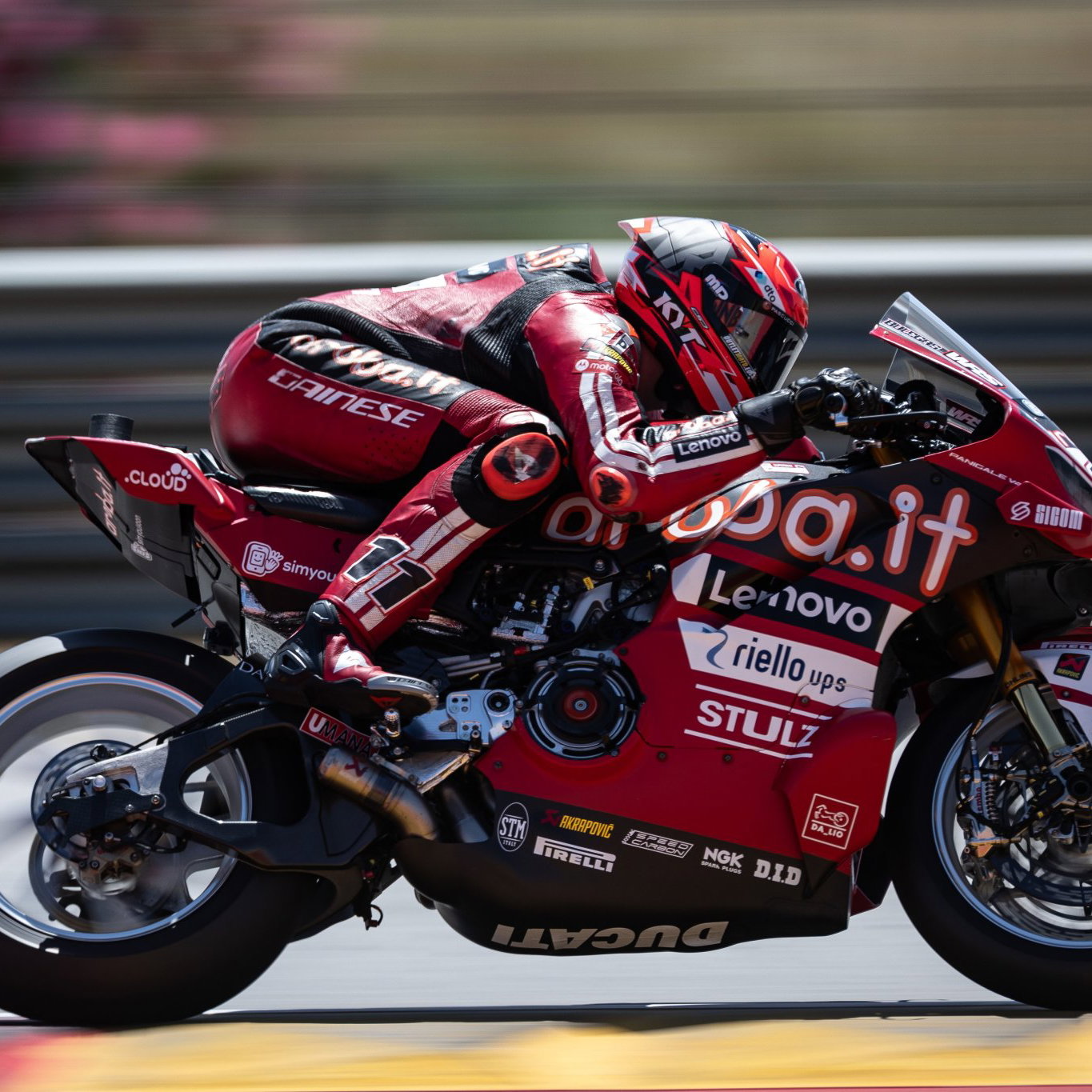 Nicolo Bulega, 2026 Aragon WorldSBK. Credit: Gold and Goose.