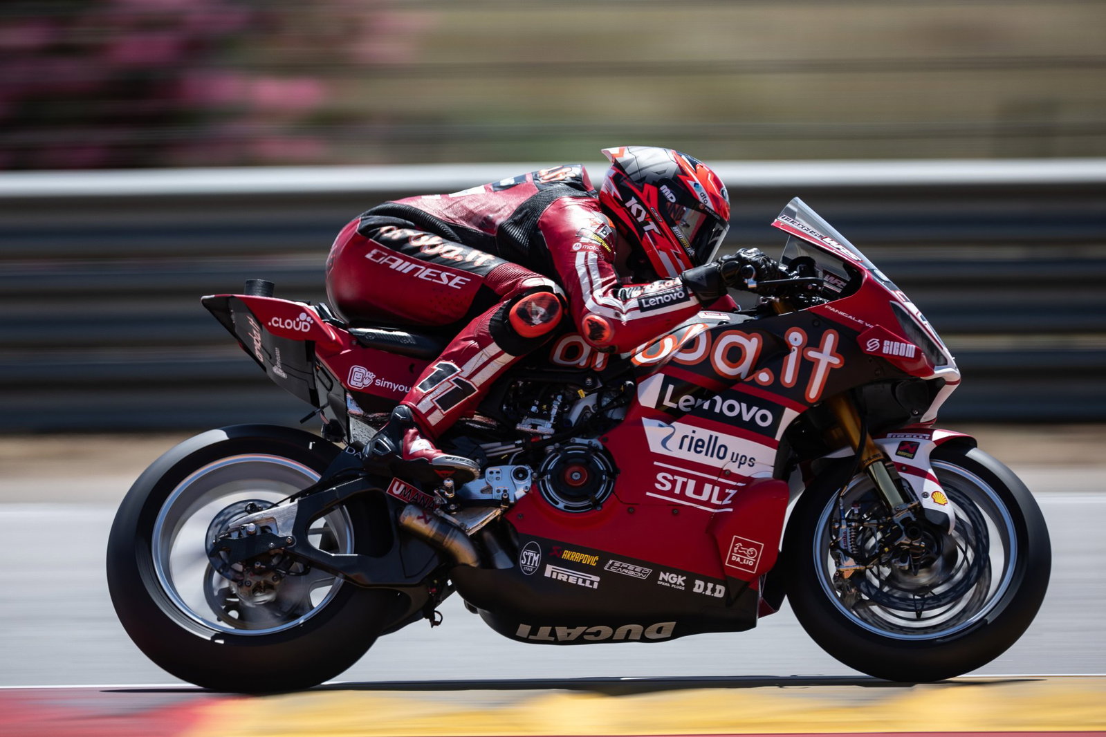 Nicolo Bulega, 2026 Aragon WorldSBK. Credit: Gold and Goose.