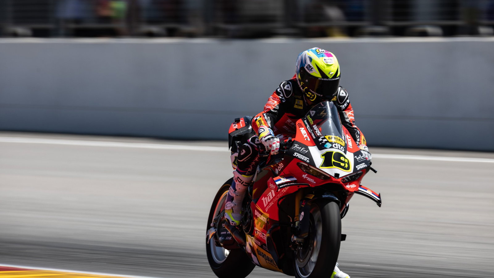 Alvaro Bautista, 2026 Aragon WorldSBK. Credit: Gold and Goose.
