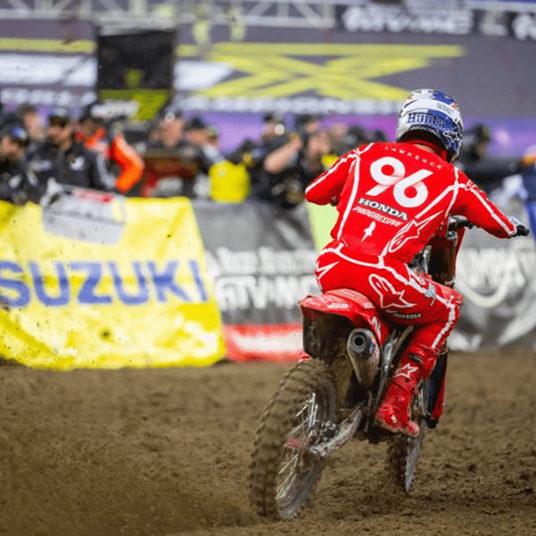 Hunter Lawrence, 2026 Philadelphia AMA Supercross. Credit: Honda Racing Corporation.