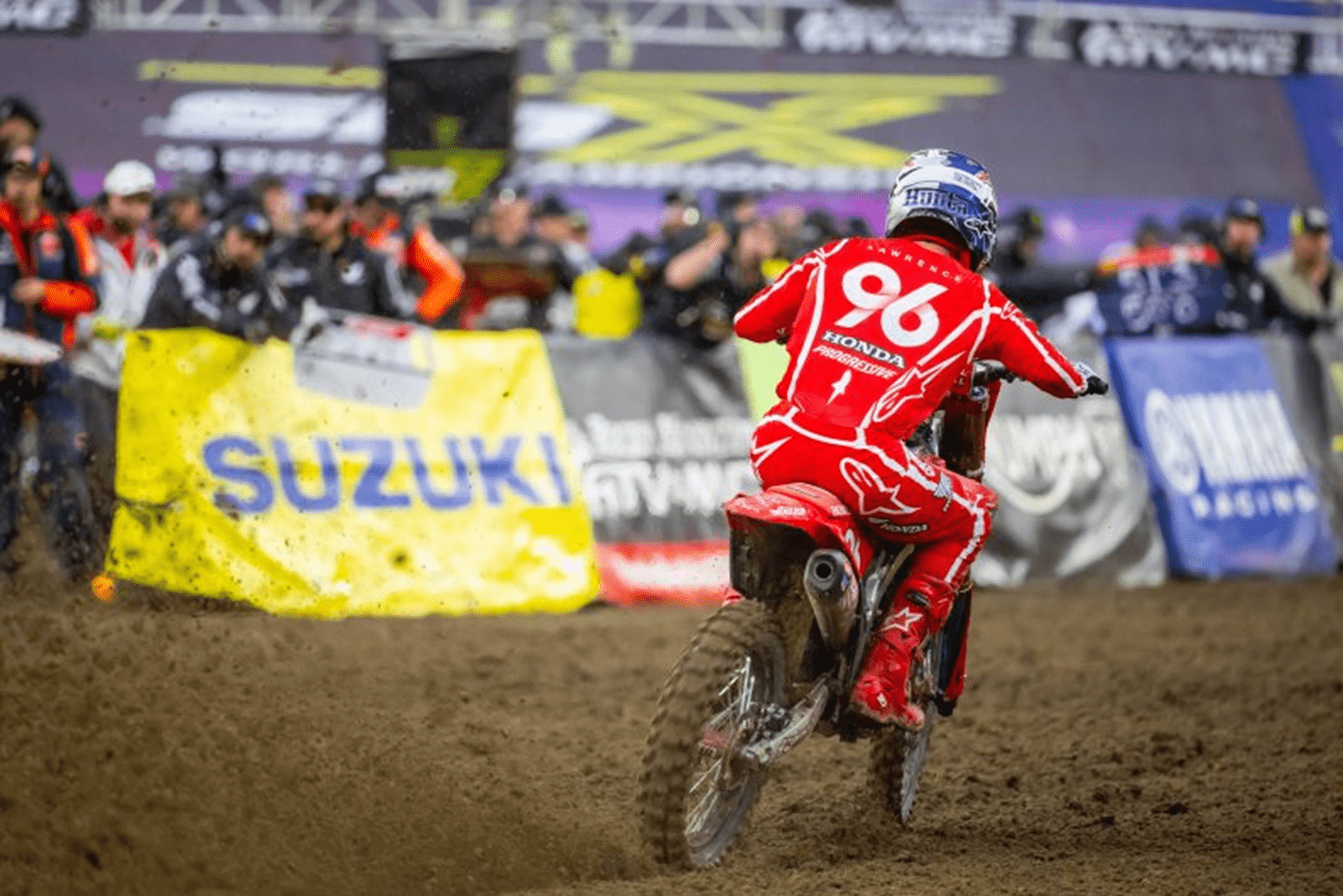 Hunter Lawrence, 2026 Philadelphia AMA Supercross. Credit: Honda Racing Corporation.