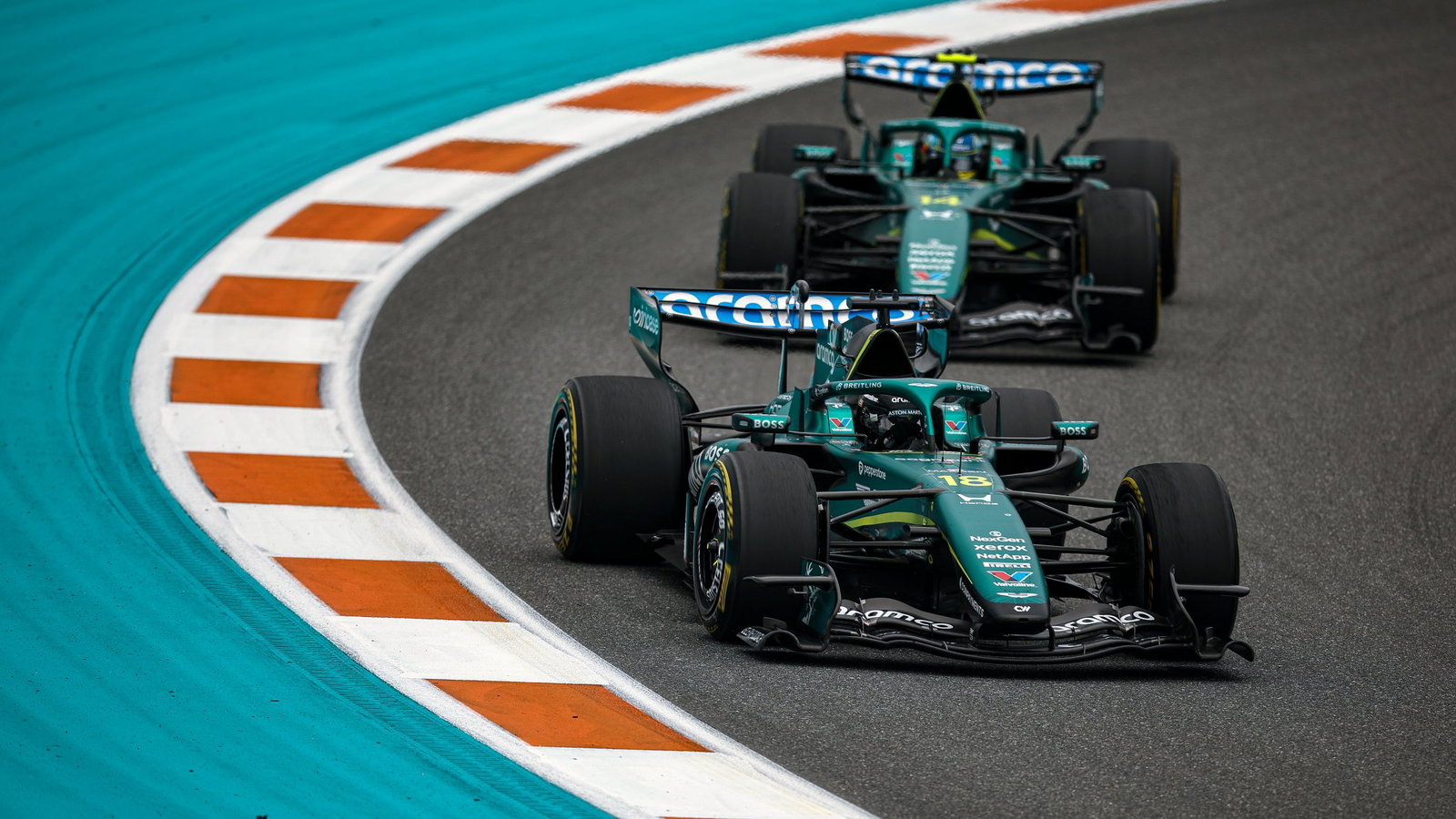 Aston Martin recorded its first two-car finish of 2026 in Miami
