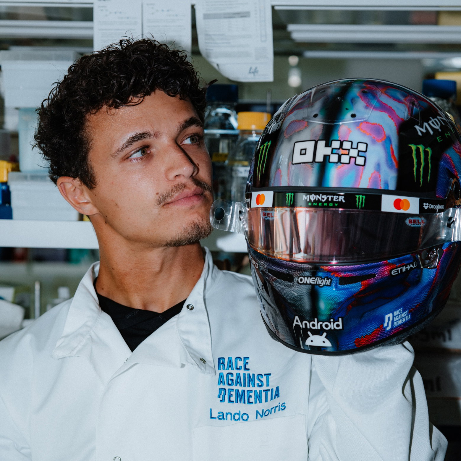 Norris will wear a special helmet design in Canada